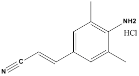 (E)-3-(4-AMino-3, 5-diMethylphenyl) acrylonitrile Hydrochloride