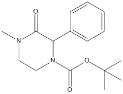 1-Piperazinecarboxylic acid, 4-methyl-3-oxo-2-phenyl-, 1,1-dimethylethyl ester