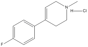4-(4-Fluorophenyl)-1-Methyl-1,2,3,6-tetrahydropyridine Hydrochloride