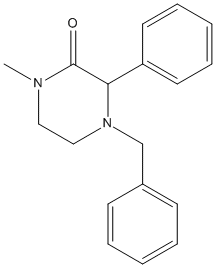 4-benzyl-1-methyl-2-oxo-3-phenylpiperazine